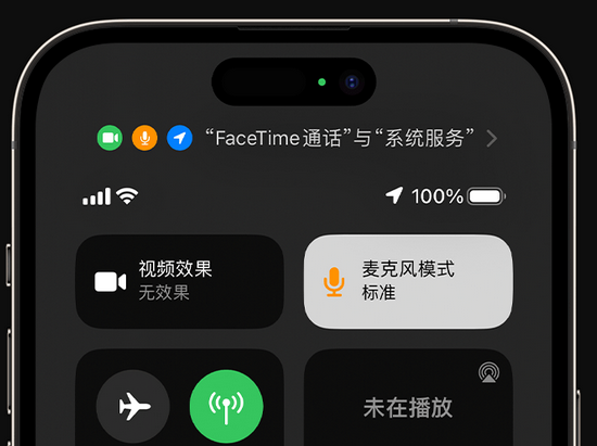 华坪苹果授权维修网点分享iPhone在通话时让你的声音更清晰 