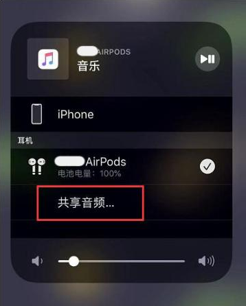 华坪苹果14音频维修点分享iPhone14音频共享设置方法 