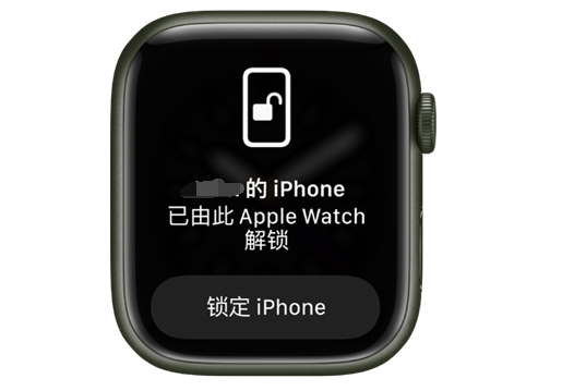 华坪苹果手机维修分享用 AppleWatch 解锁配备面容 ID 的 iPhone方法 