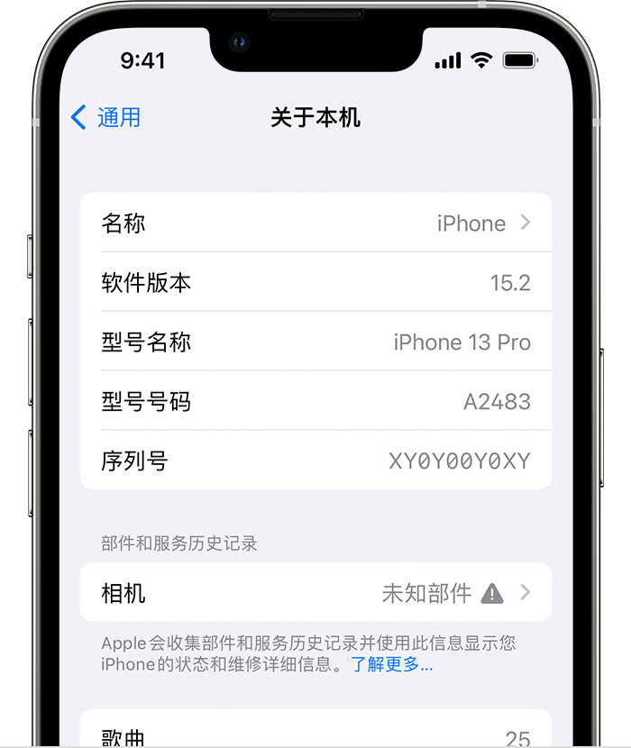 华坪苹果维修分享iPhone 出现提示相机“未知部件”是什么原因？ 