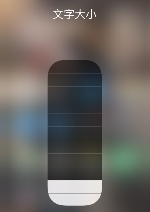 华坪苹果手机维修分享小技巧：在 iPhone 控制中心快速调节字体大小 